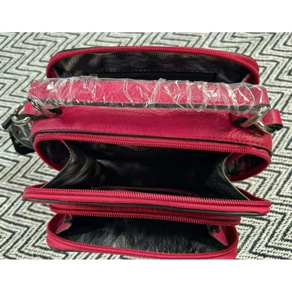 K. Carroll Vegan Leather RFID-Protected Crossbody Bag/Clutch Detachable Strap & - Picture 6 of 6